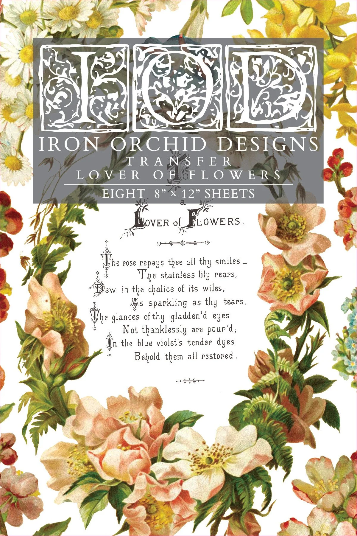 Lover of Flowers IOD Transfer Spring Release 2024 — The Painted Home